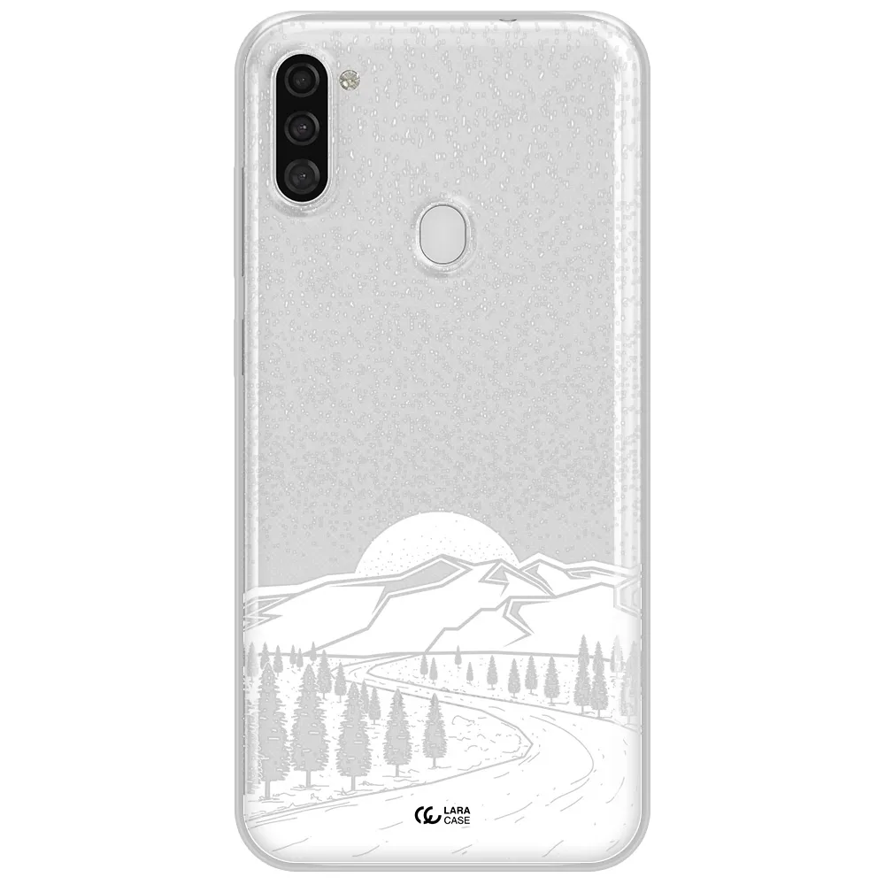 Winter Night Samsung A11 Clear TPU Case
