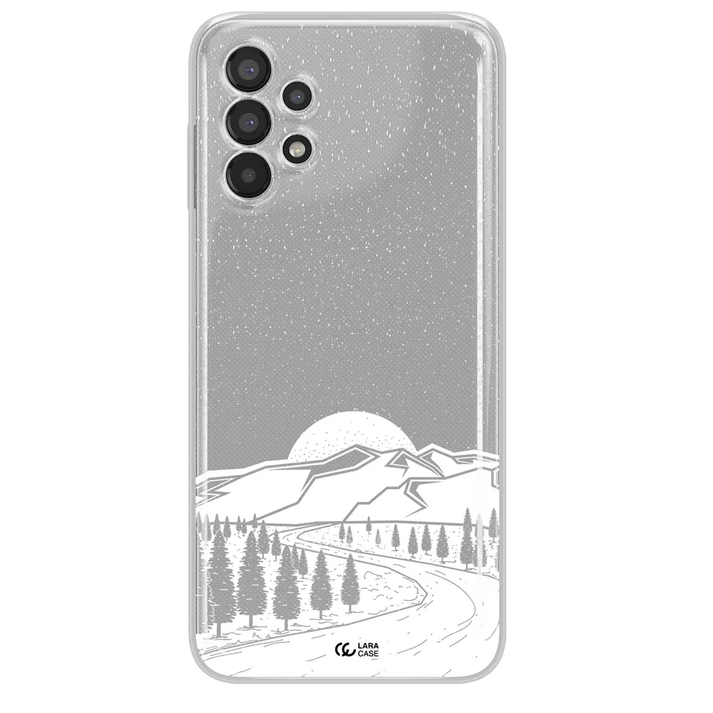 Winter Night Samsung A13 Clear TPU Case