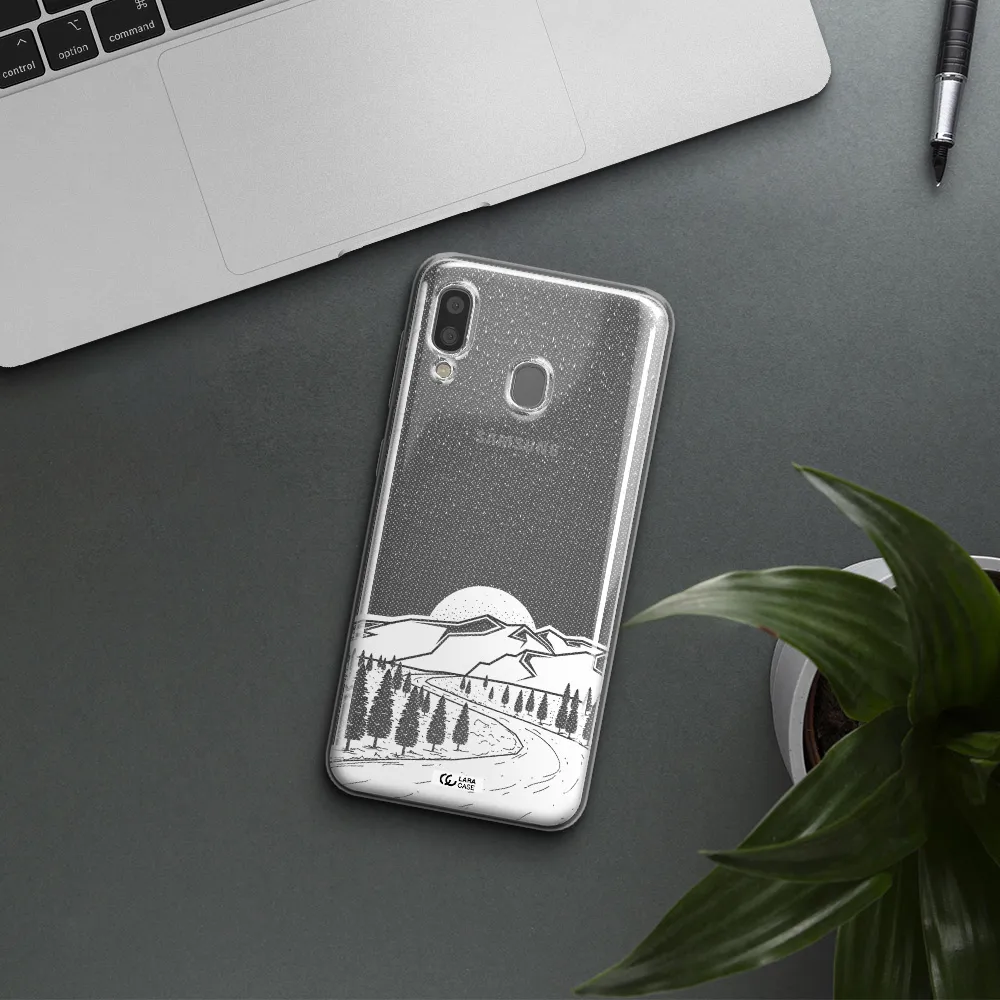 Winter Night Samsung A20 Clear TPU Case