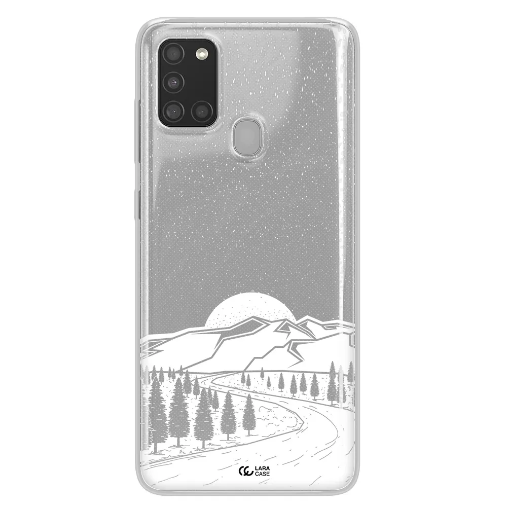 Winter Night Samsung A21S Clear TPU Case