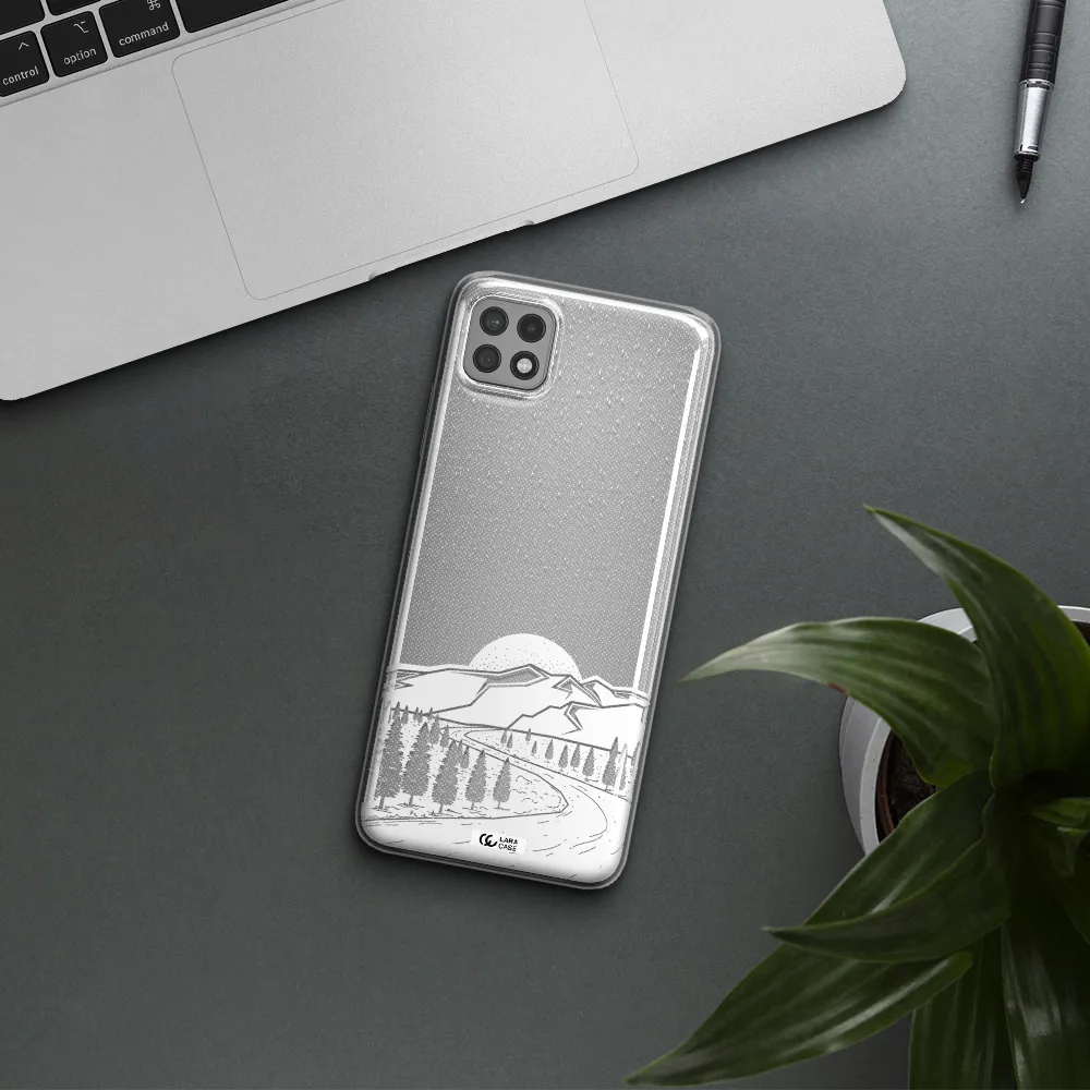 Winter Night Samsung A22 5g Clear TPU Case