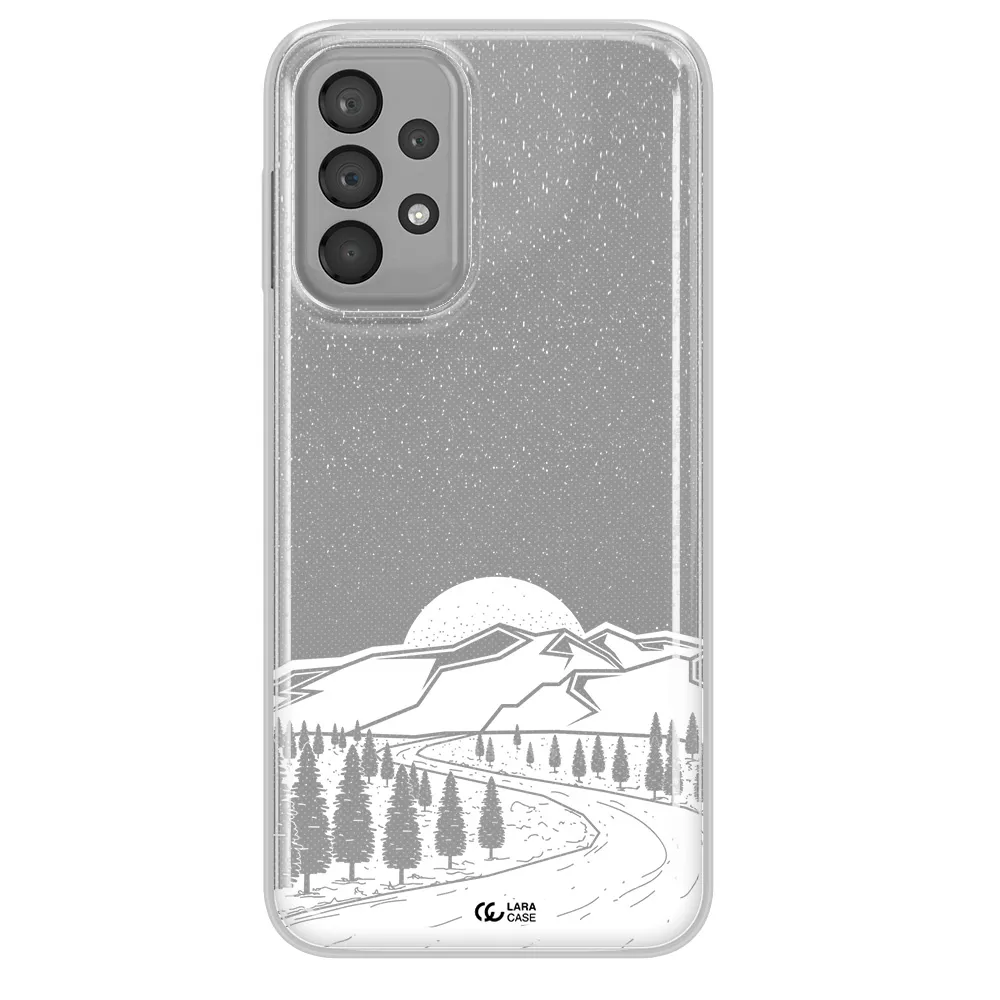 Winter Night Samsung A23 Clear TPU Case