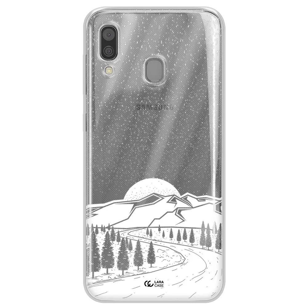 Winter Night Samsung A30 Clear TPU Case