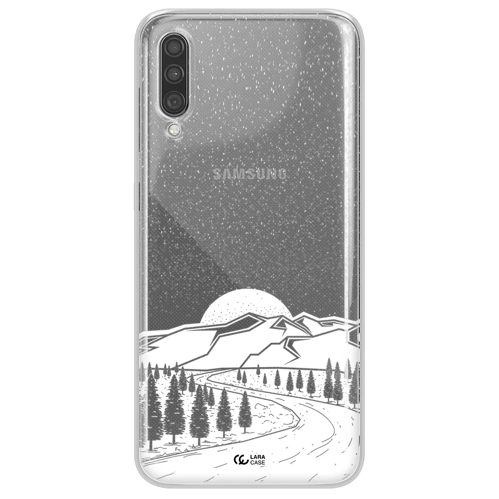 Winter Night Samsung A30S Clear TPU Case