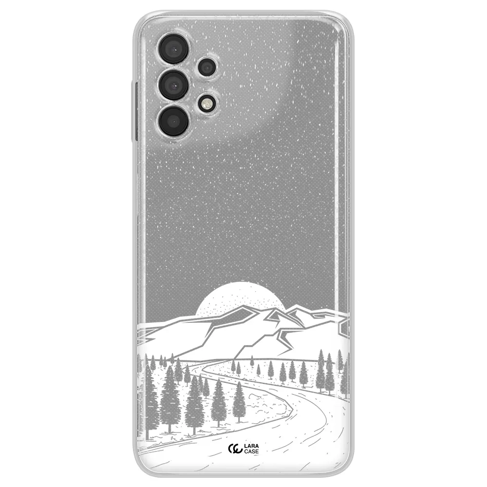 Winter Night Samsung A32 4G Clear Tpu Case