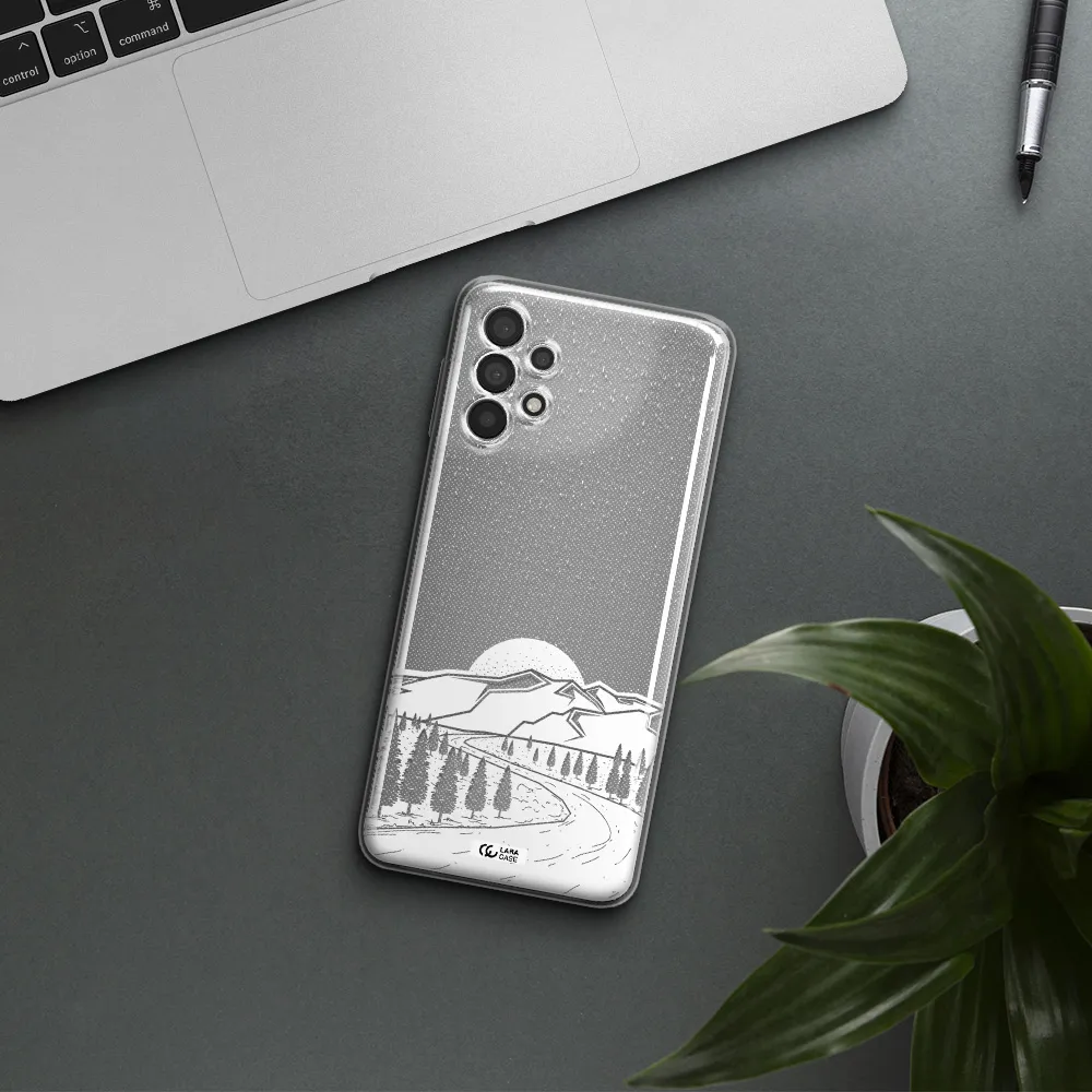 Winter Night Samsung A32 Clear TPU Case