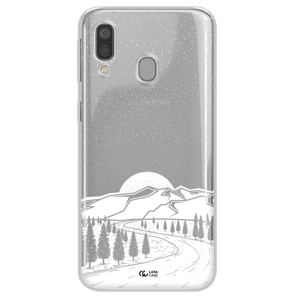 Winter Night Samsung A40 Clear TPU Case
