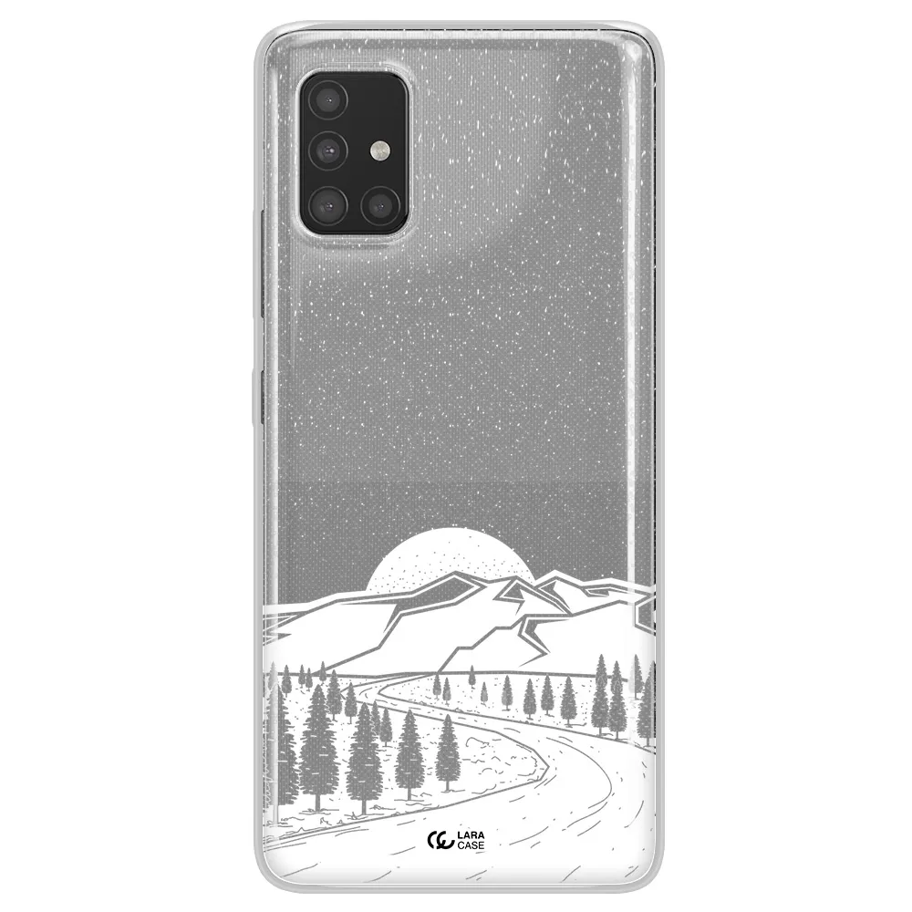 Winter Night Samsung A51 Clear TPU Case