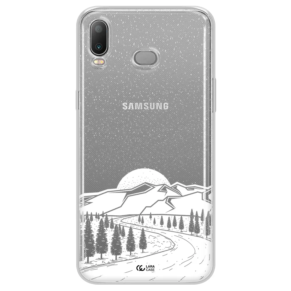 Winter Night Samsung A6S Clear TPU Case