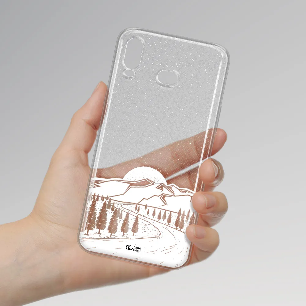 Winter Night Samsung A6S Clear TPU Case