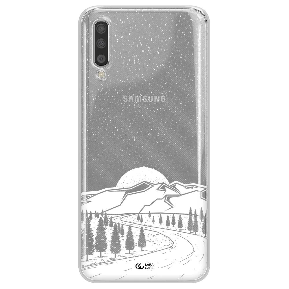 Winter Night Samsung A70 Clear TPU Case