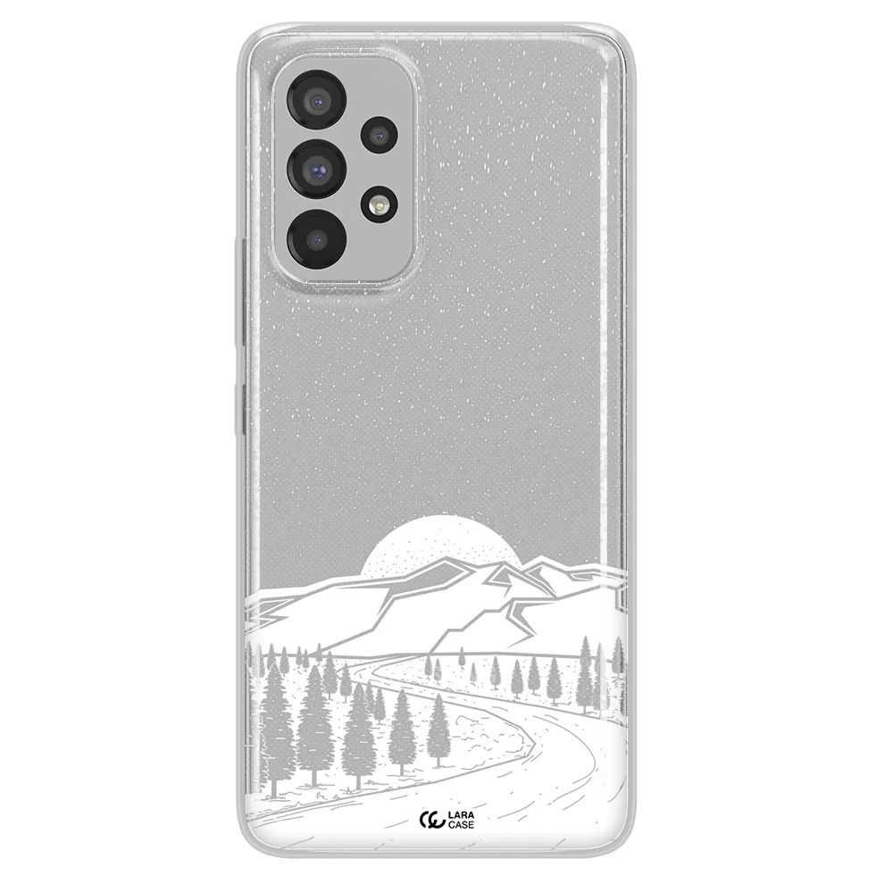Winter Night Samsung A73 Clear TPU Case
