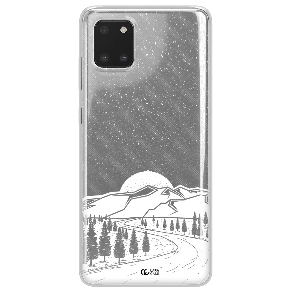 Winter Night Samsung A81 Clear TPU Case