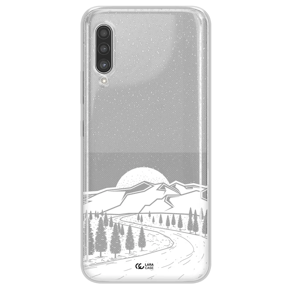Winter Night Samsung A90 Clear TPU Case