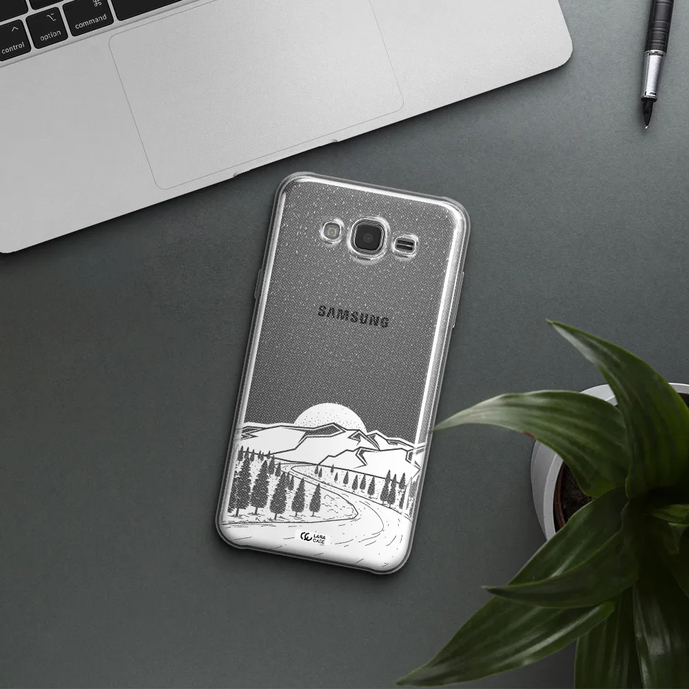 Winter Night Samsung J7 Clear TPU Case