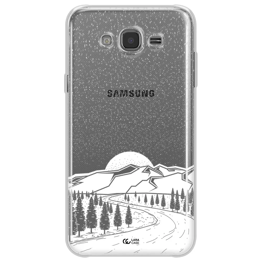 Winter Night Samsung J7 Core Clear TPU Case