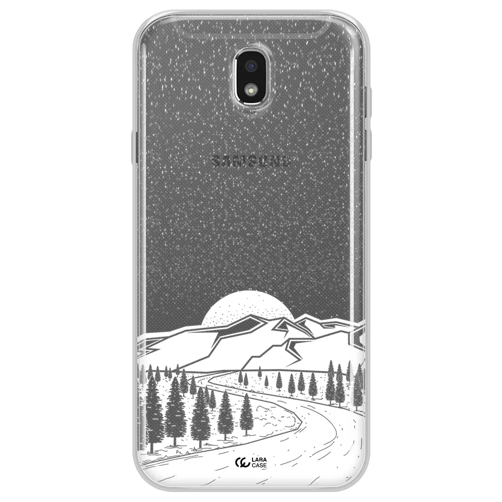 Winter Night Samsung J7 Pro Clear TPU Case