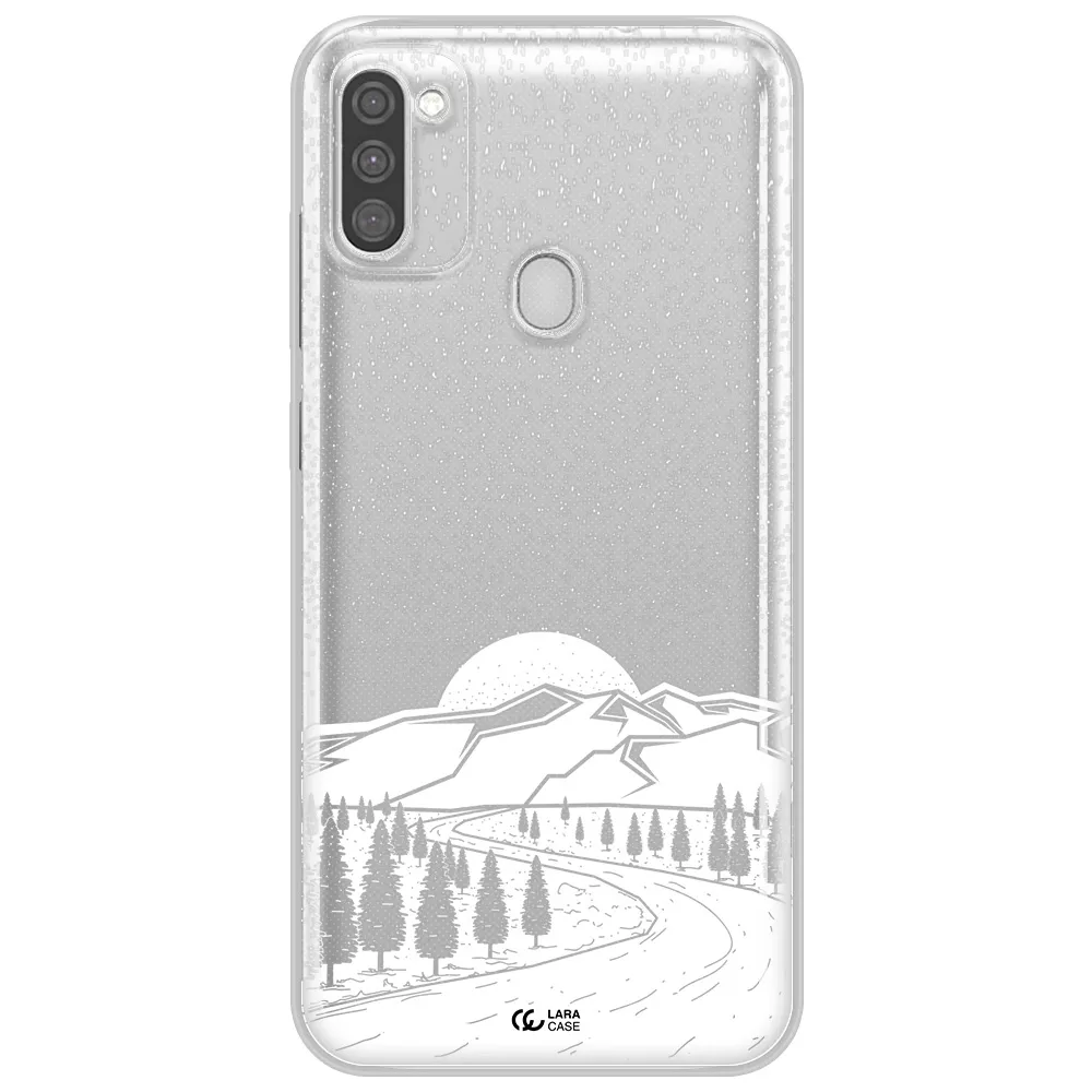 Winter Night Samsung M11 Clear TPU Case