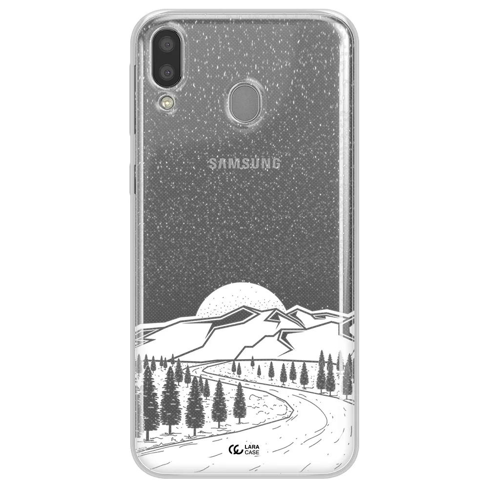 Winter Night Samsung M20 Clear TPU Case