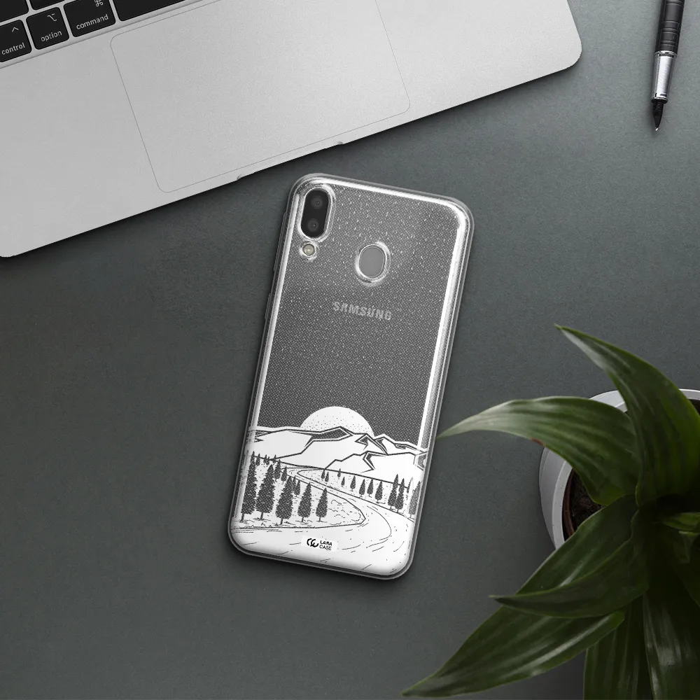 Winter Night Samsung M20 Clear TPU Case