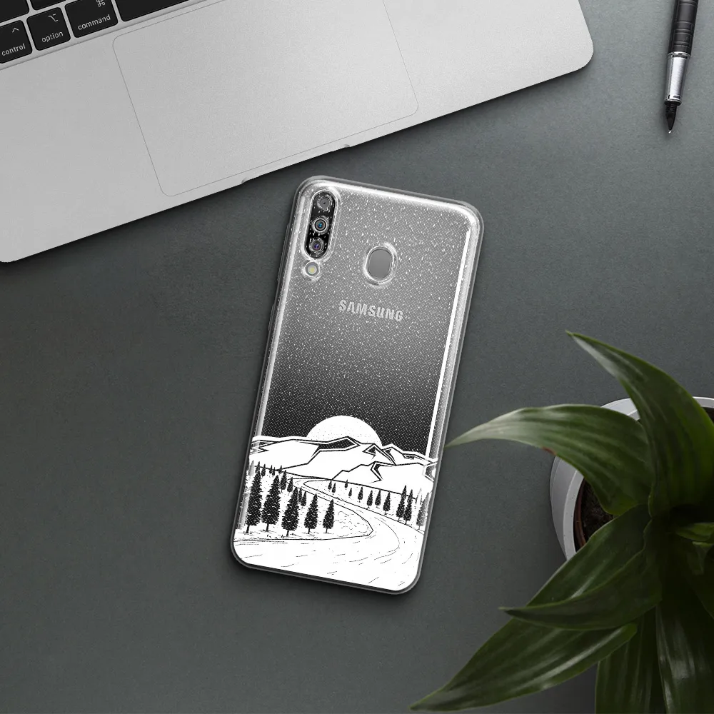 Winter Night Samsung M30 Clear TPU Case