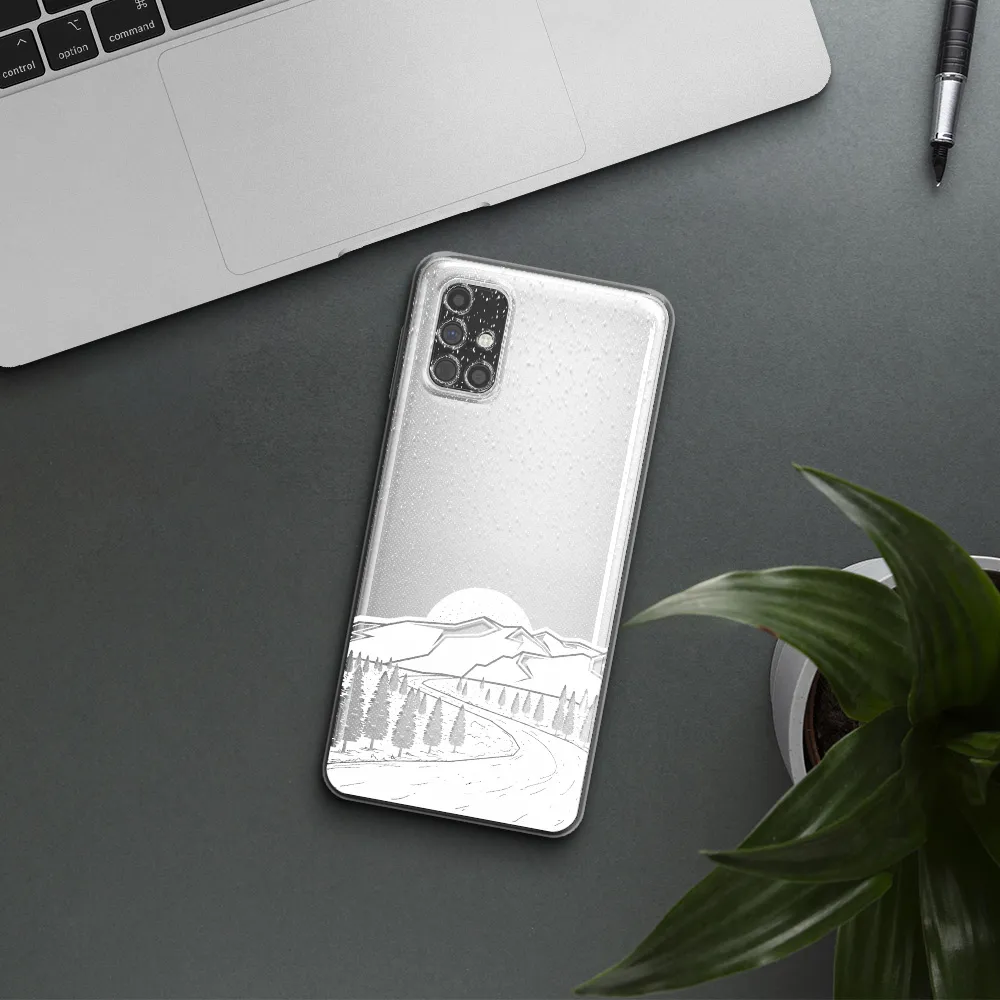 Winter Night Samsung M31S Clear TPU Case