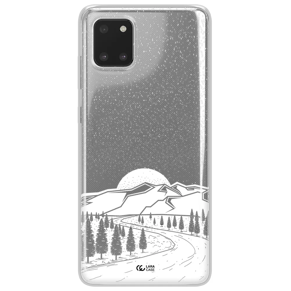 Winter Night Samsung Note 10 Lite Clear TPU Case