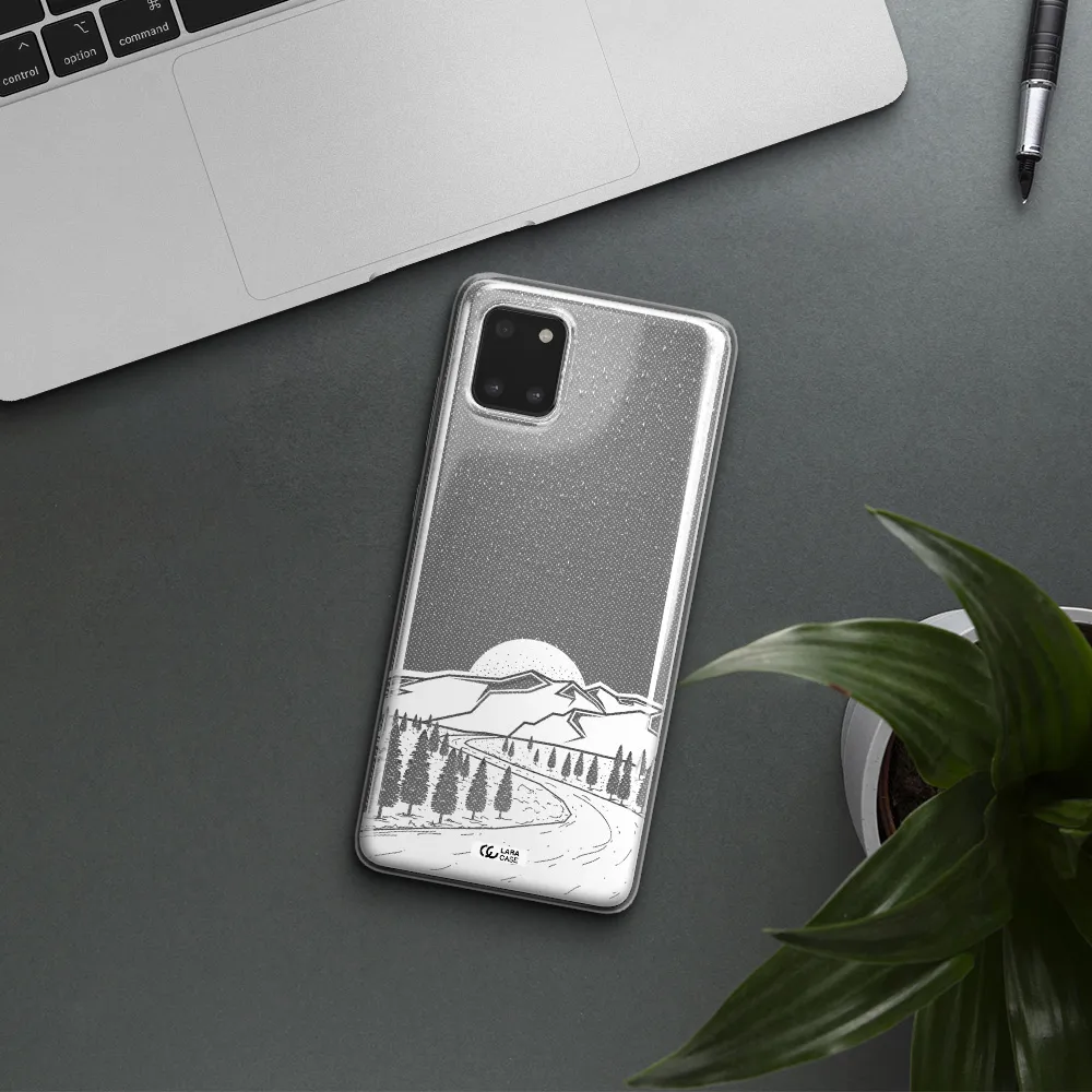 Winter Night Samsung Note 10 Lite Clear TPU Case