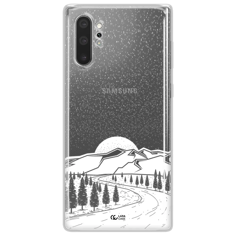 Winter Night Samsung Note 10 Plus Clear TPU Case