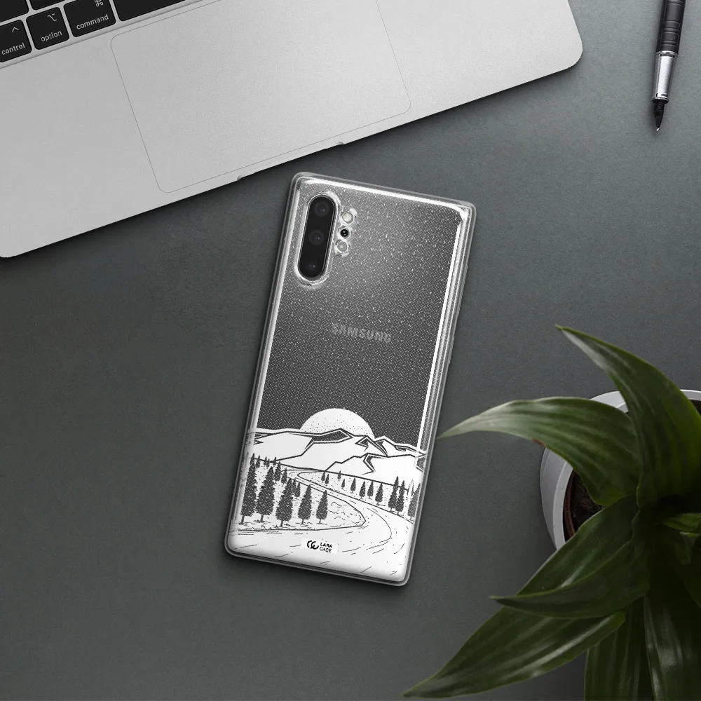 Winter Night Samsung Note 10 Plus Clear TPU Case