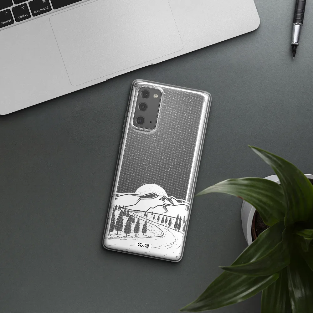 Winter Night Samsung Note 20 Clear TPU Case