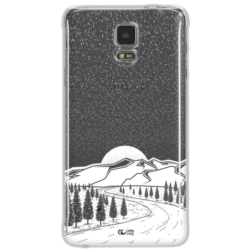 Winter Night Samsung Note 4 Clear TPU Case