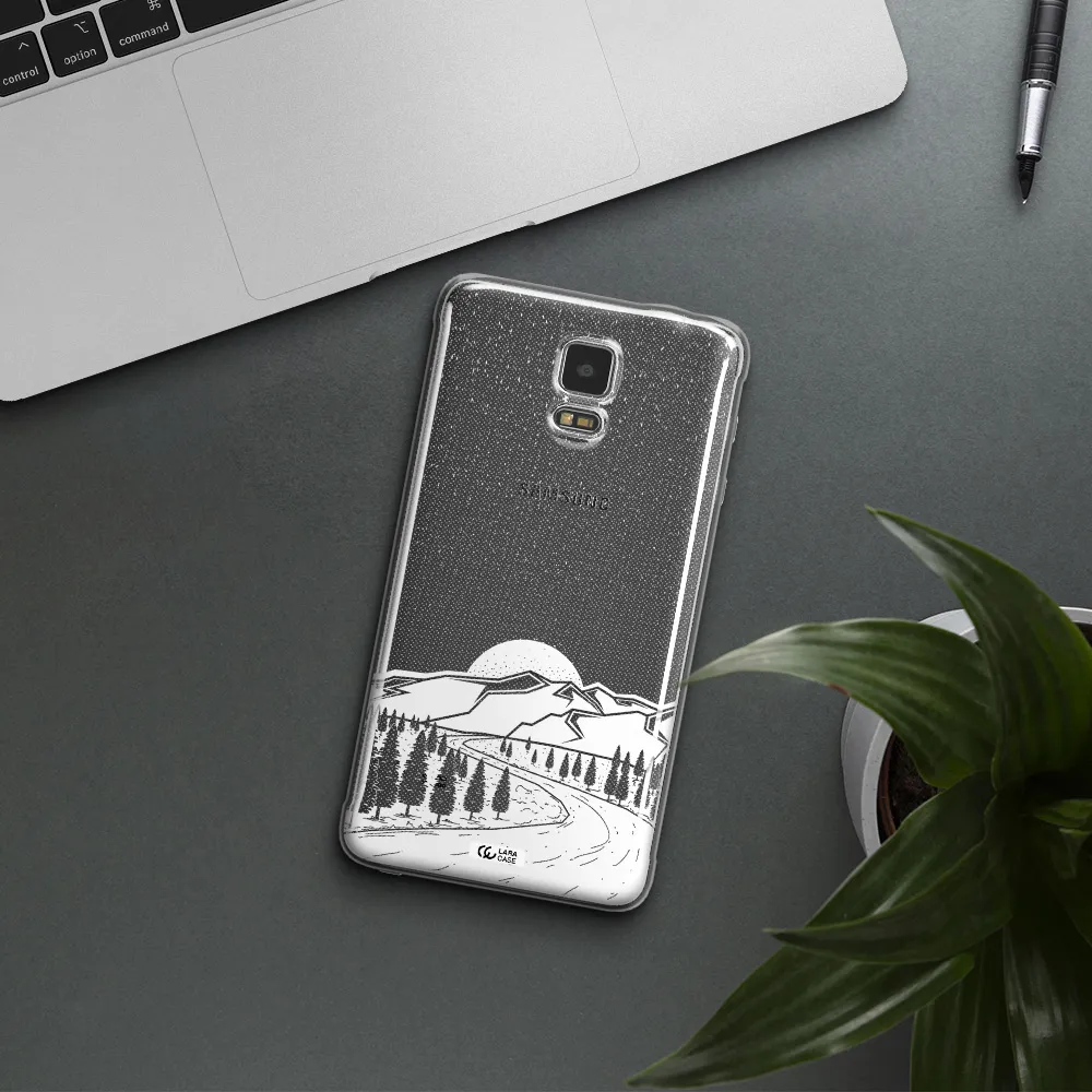 Winter Night Samsung Note 4 Clear TPU Case