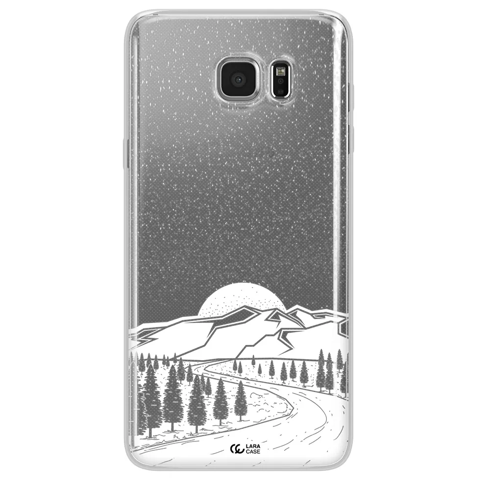 Winter Night Samsung Note 5 Clear TPU Case