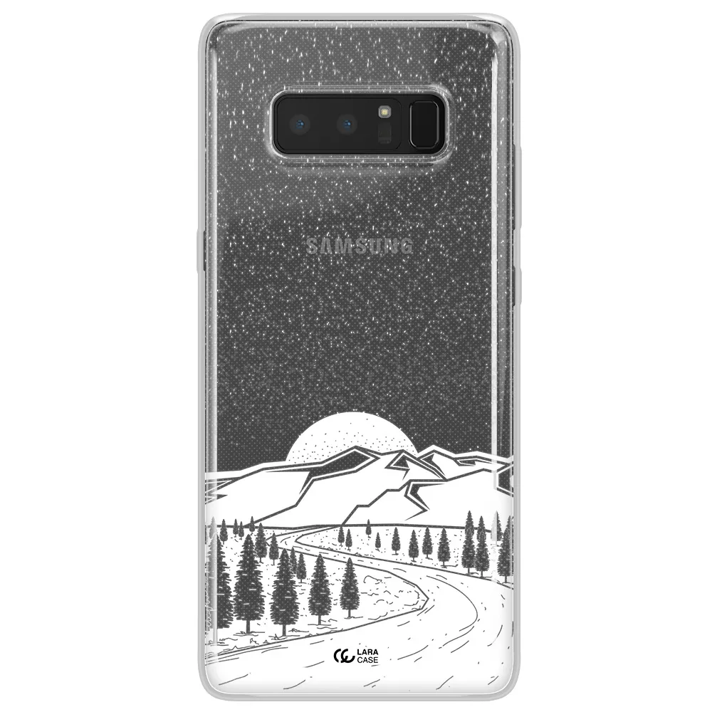 Winter Night Samsung Note 8 Clear TPU Case