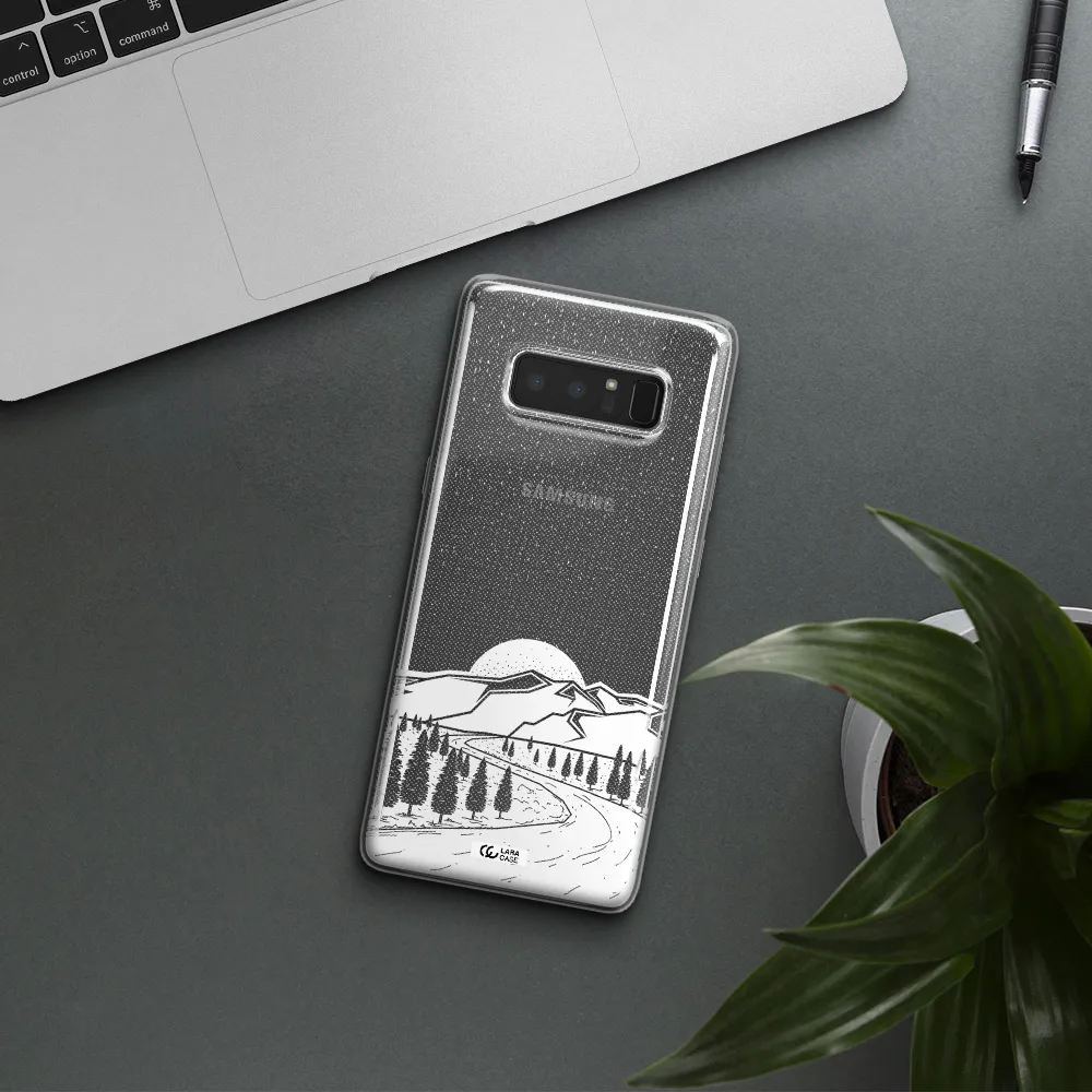 Winter Night Samsung Note 8 Clear TPU Case