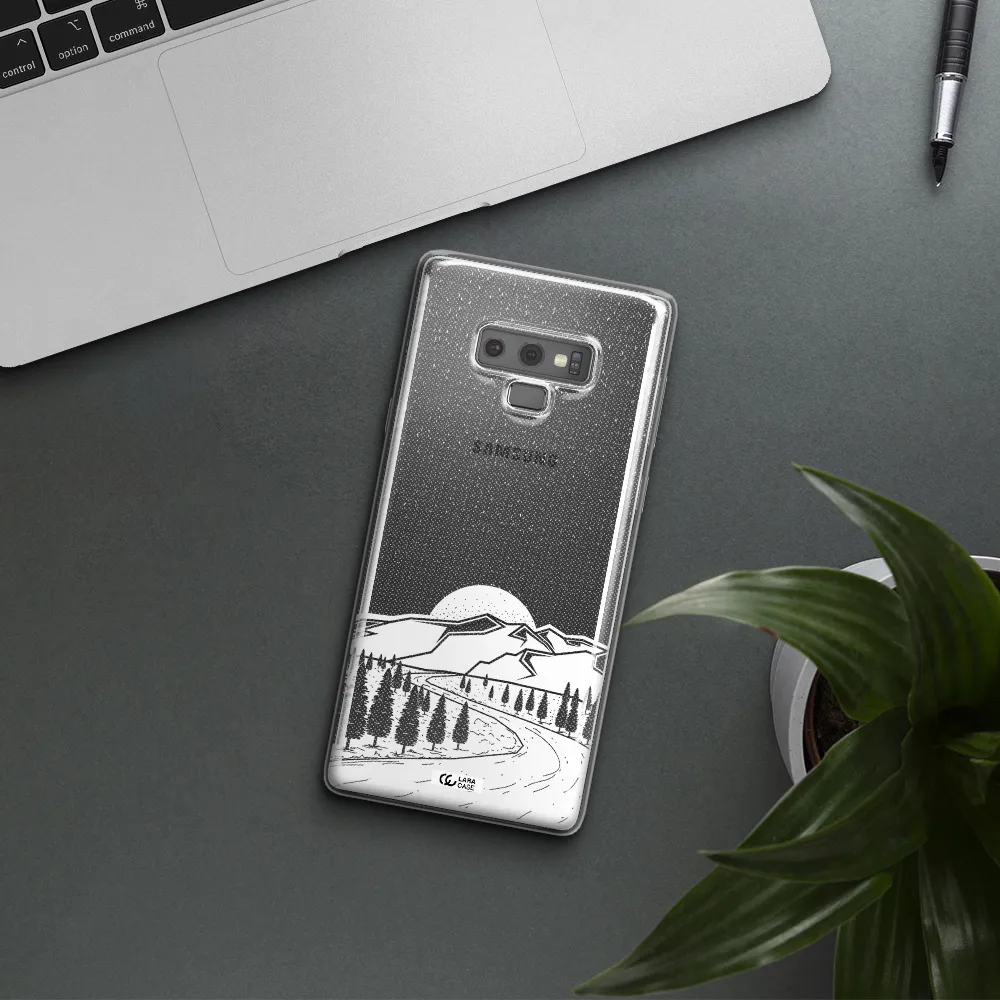 Winter Night Samsung Note 9 Clear TPU Case