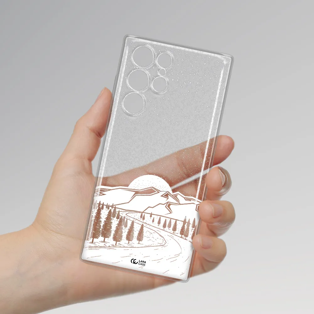 Winter Night Samsung S 22 Ultra Clear TPU Case