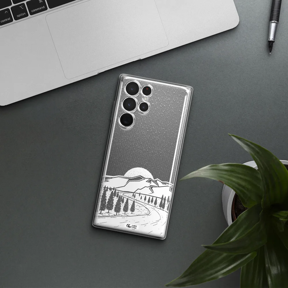 Winter Night Samsung S 22 Ultra Clear TPU Case