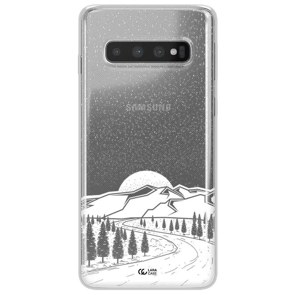 Winter Night Samsung S10 Clear TPU Case