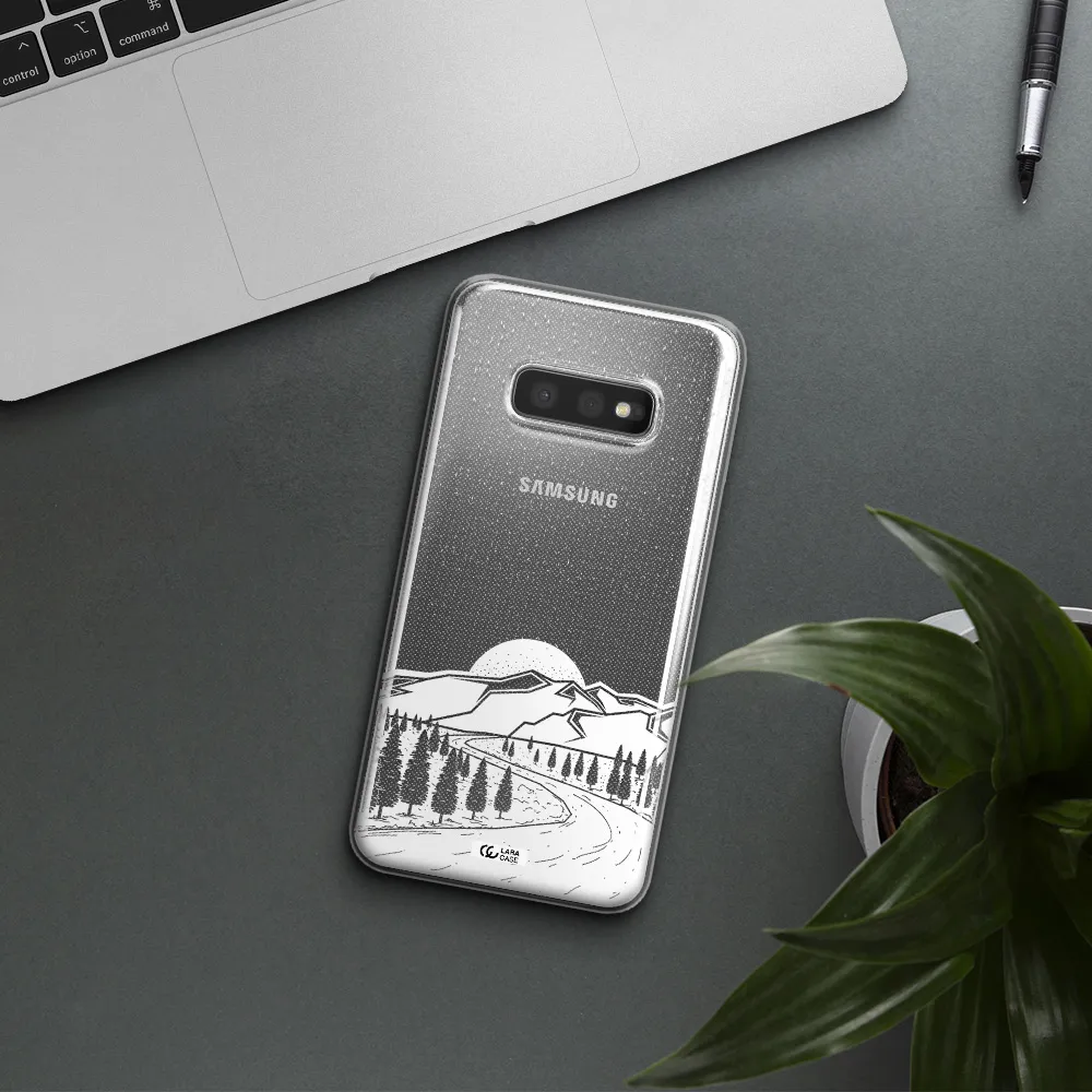 Winter Night Samsung S10e Clear TPU Case