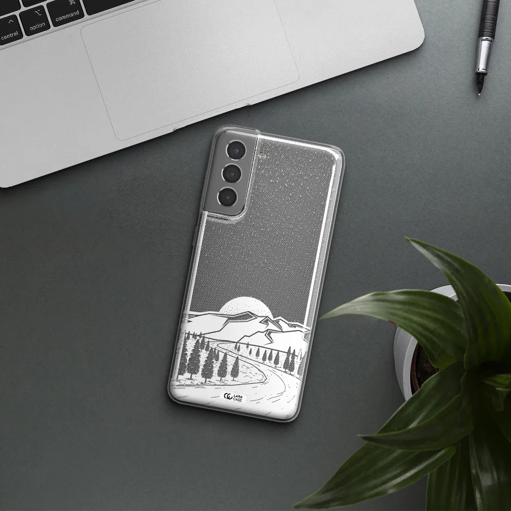 Winter Night Samsung S21 Clear TPU Case