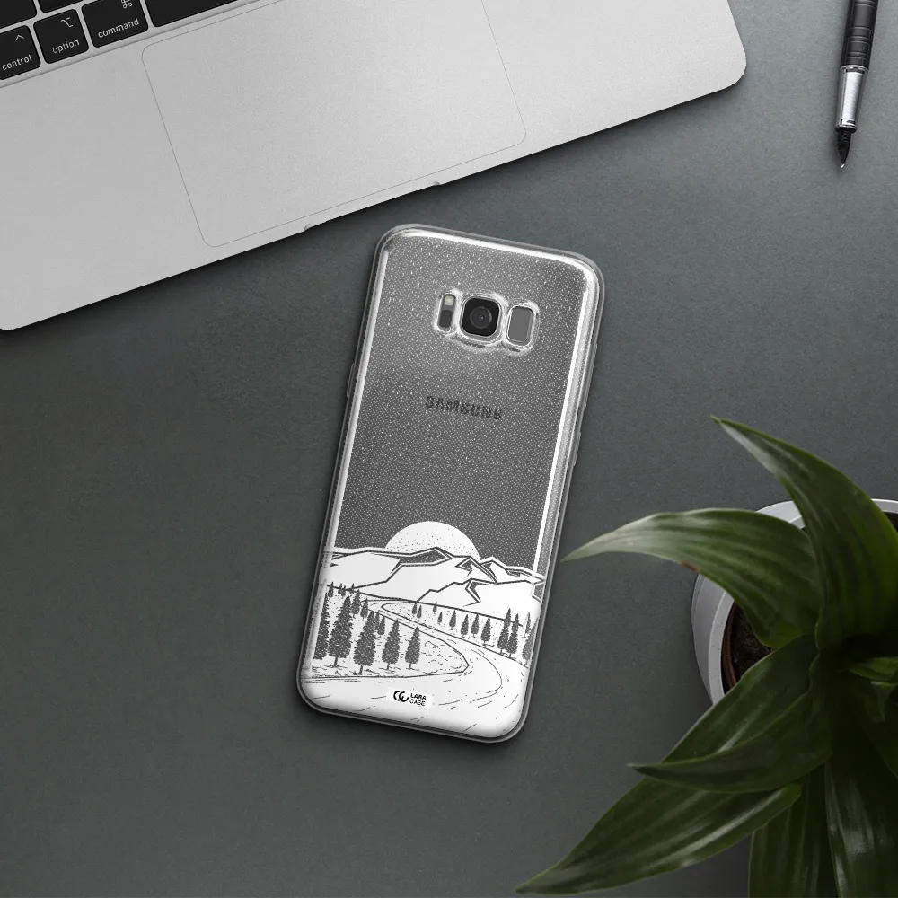 Winter Night Samsung S8 Plus Clear TPU Case