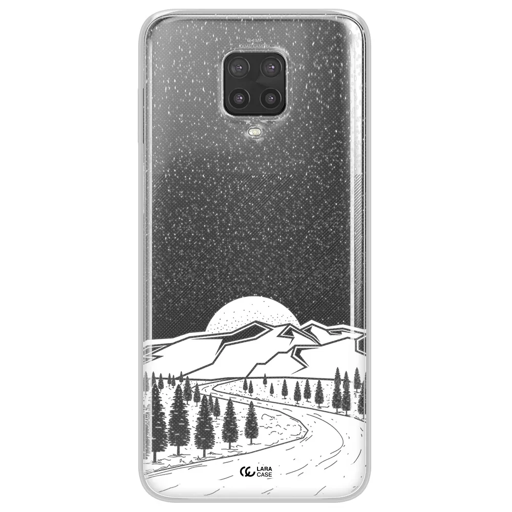 Winter Night Xiaomi Note 9 Pro Clear TPU Case