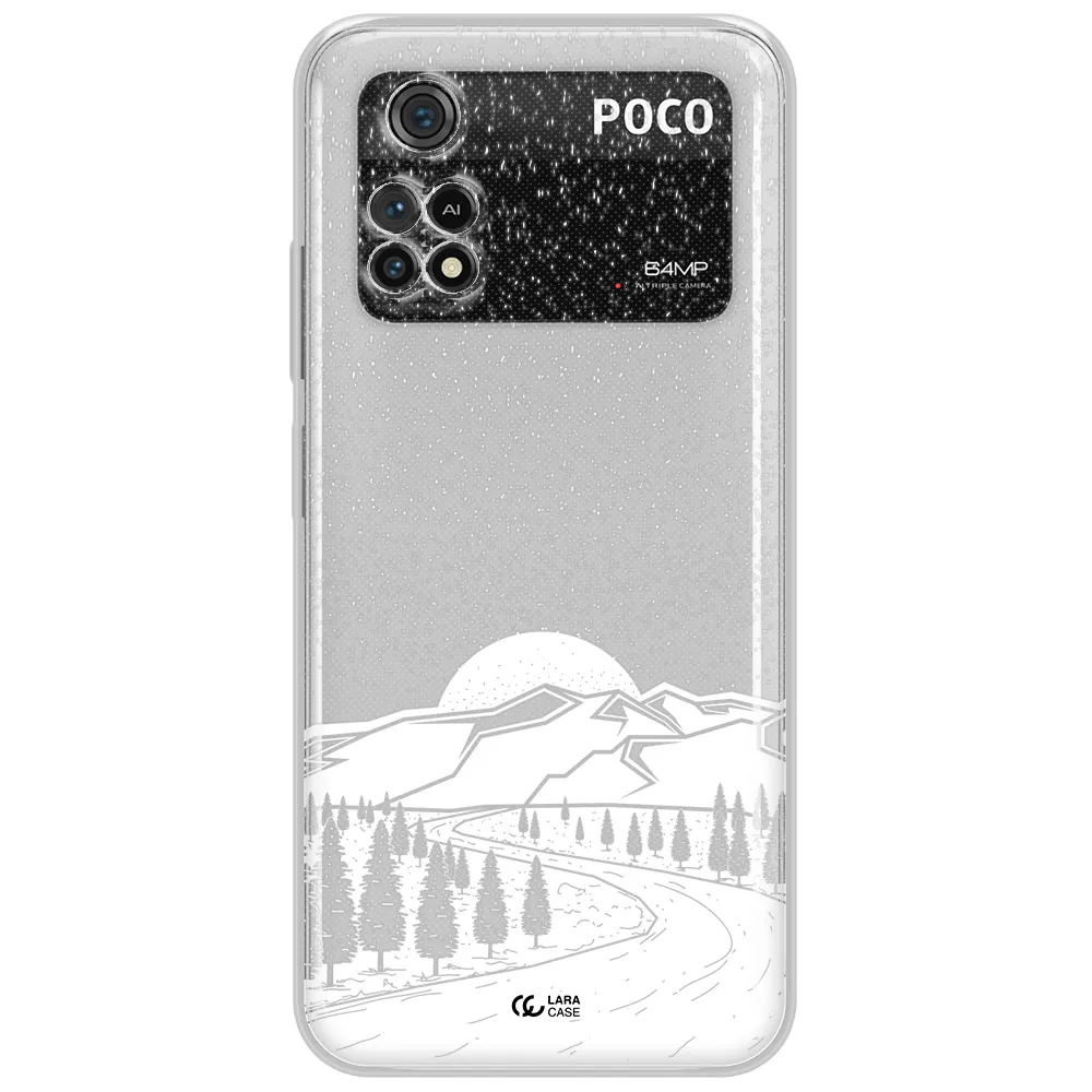 Winter Night Xiaomi Poco M4 Pro 4G Clear Tpu Case