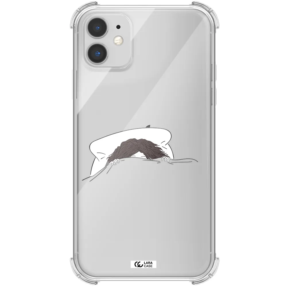 Do Not Wake Me Up Apple iPhone 11 Clear PC Case