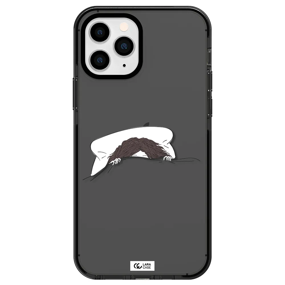 Do Not Wake Me Up Apple iPhone 11 pro max impact Smoke Black Case