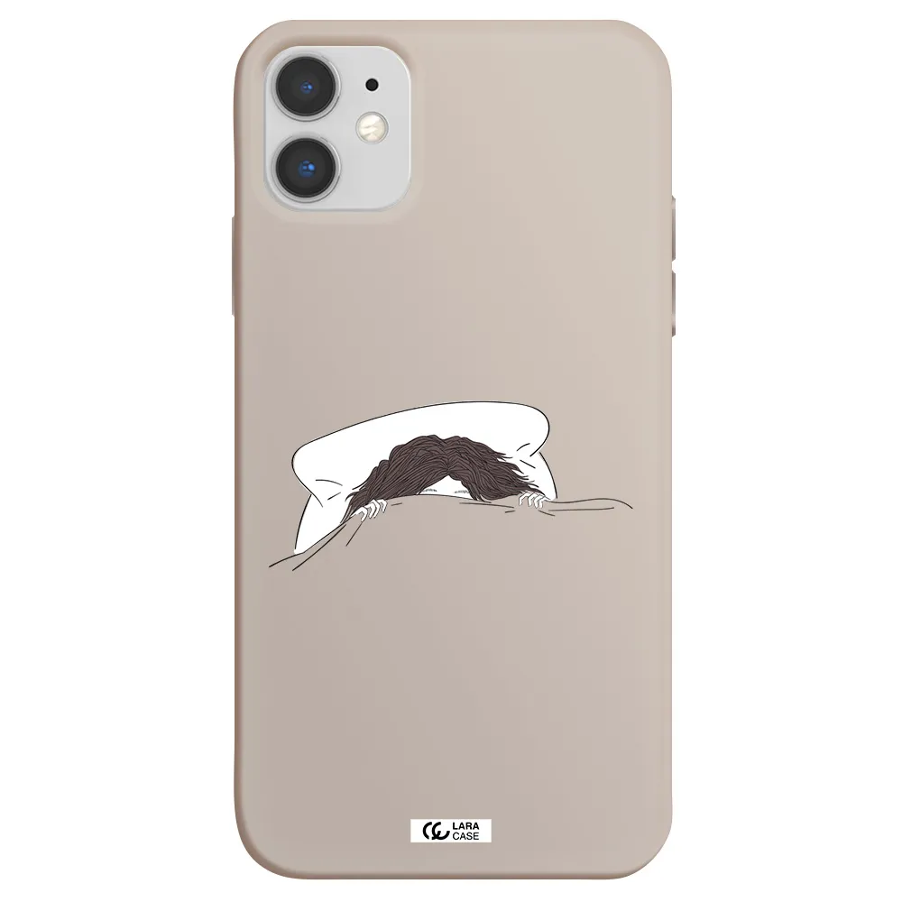 Do Not Wake Me Up Apple iPhone 11 Silicone Stone Case