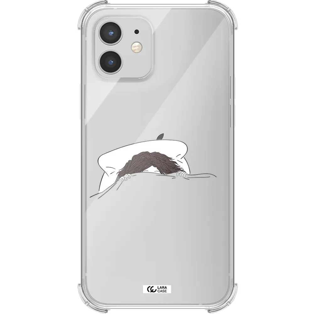 Do Not Wake Me Up Apple iPhone 12 Clear PC Case