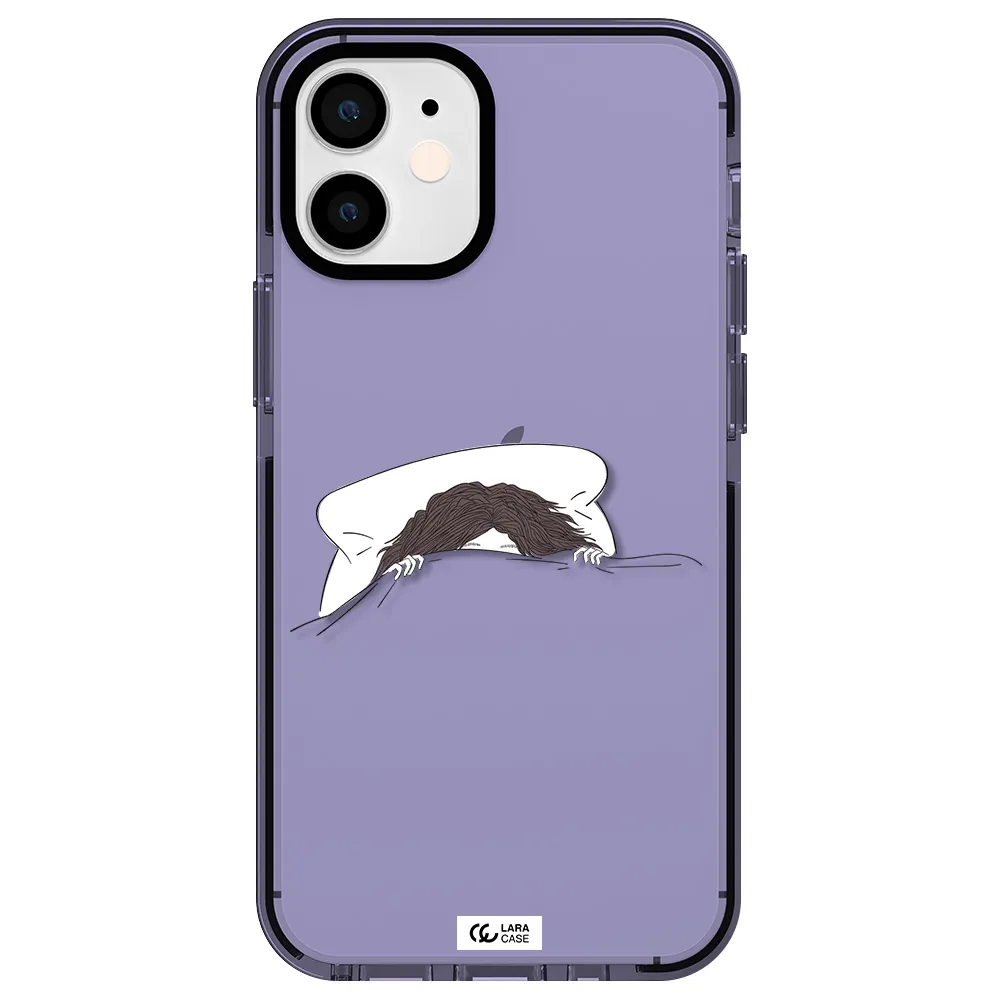 Do Not Wake Me Up Apple iPhone 12 mini impact Lilac Case